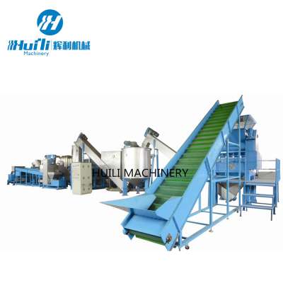 Pet bottle waste recycling plastic granules making machine price