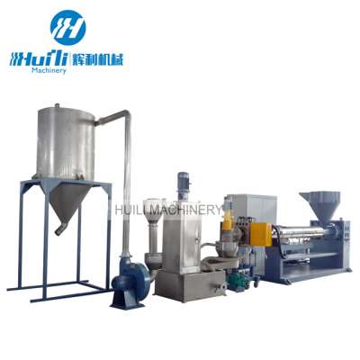 Automatic PP PE PET Water Cooling Strands Pelletizing Granules Plastic Extruder Production Line